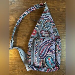 Vera Bradley Purple Backpack with Paisley Design